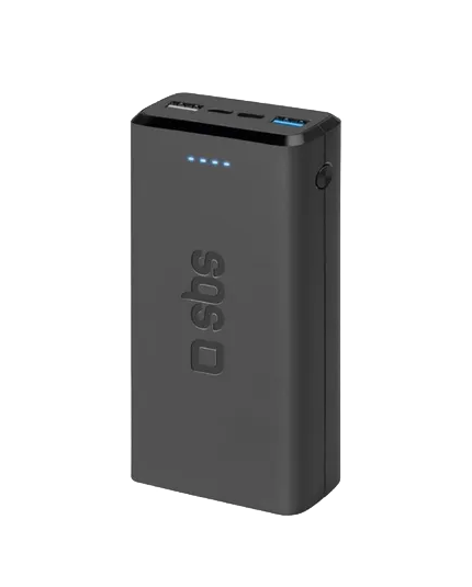 SBS Power Bank 20.000 mAh 2 USB 2.1 A black