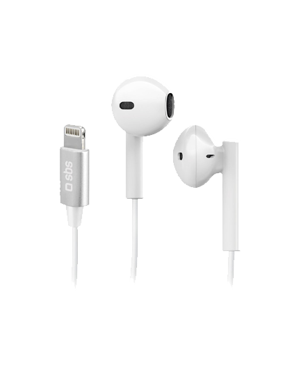 SBS In-ear headset with Lightning cable White